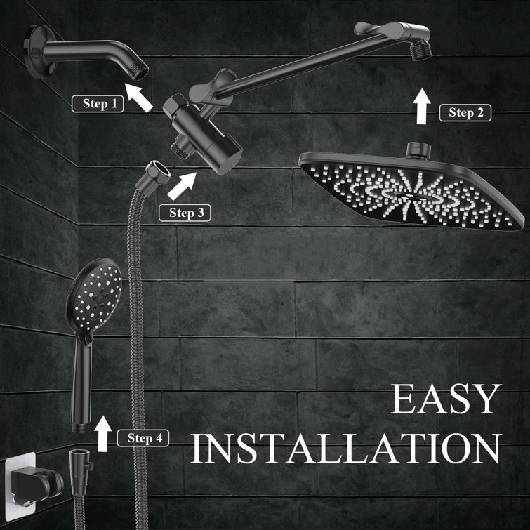 ADROIM Handheld Shower Head 1.75 GPM GPM Wayfair Canada